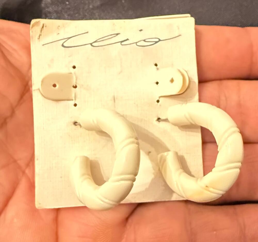 Vintage post earrings circa 1980